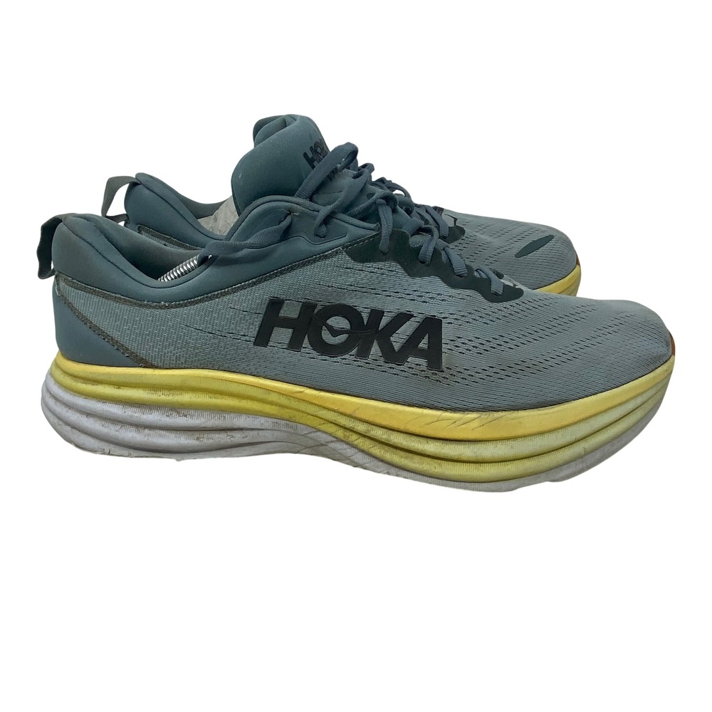 Hoka Bondi 8 Wide 2E Goblin Blue Running Shoes Mens 12.5 1127953 GBMS